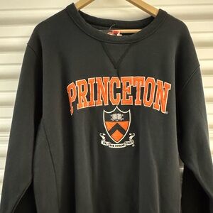 Princeton Tigers University  Black Sweater League Brand Size Large